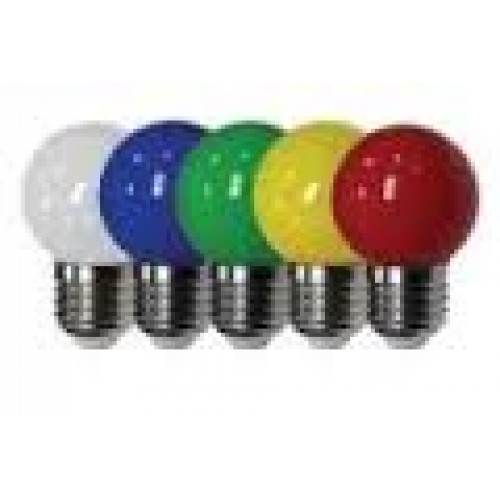 ЛН Декор. 10W DC 10 E27 RED