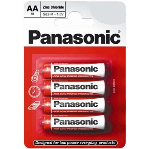 Элемент питания Panasonic R6 HD Zinc Carbon  BP-4 (60026)