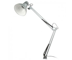 Настольная лампа KD-312 серебро 230V 60W струбцина
