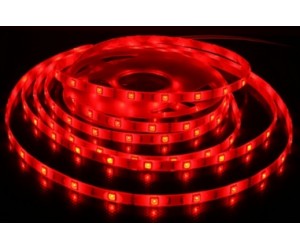 Лента светодиодная 60LED 4.8Вт/м 12В IP20 красная