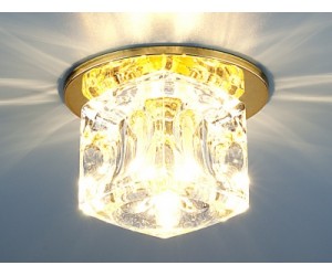 Светильник точечный EL 499 G9 золото/прозрачный (42287)