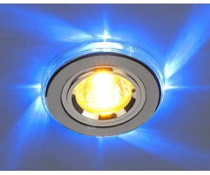 Светильник точечный EL 2060/2 хром/синяя подсветка(SL/LED/BL) SC(42270)