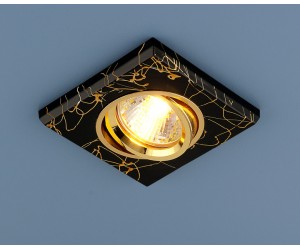 Светильник точечный EL 2080 черный/золото (Black/GD) SC (42279)