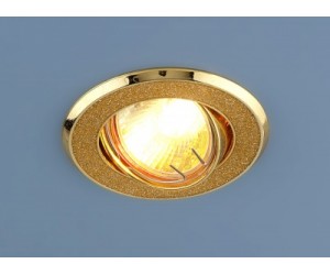 Светильник точечный EL 611А MR16 золото блеск/золото (GD+T)