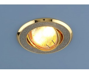 Светильник точечный EL 611А MR16 серебр. блеск/золото (GD+SL)
