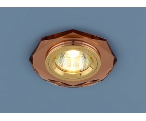 Светильник точечный EL 8020/2 коричневый золотой (Brown/GD)(59777)