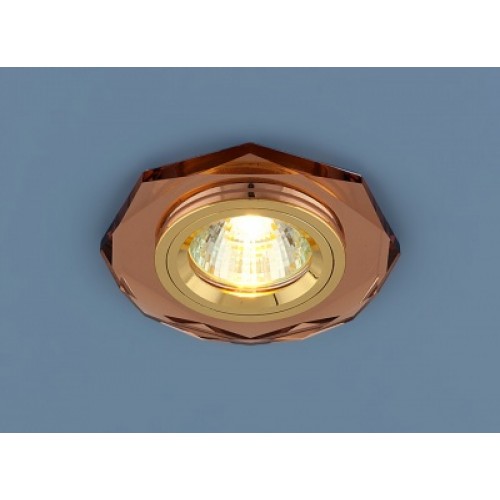 Светильник точечный EL 8020/2 коричневый золотой (Brown/GD)(59777) Светильник точечный EL 8020/2 коричневый золотой (Brown/GD)(59777)