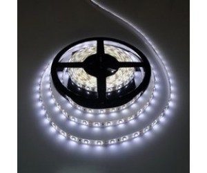 Лента светодиодная 30 Led 10мм 7,2 Вт/м 12В IP20 белая