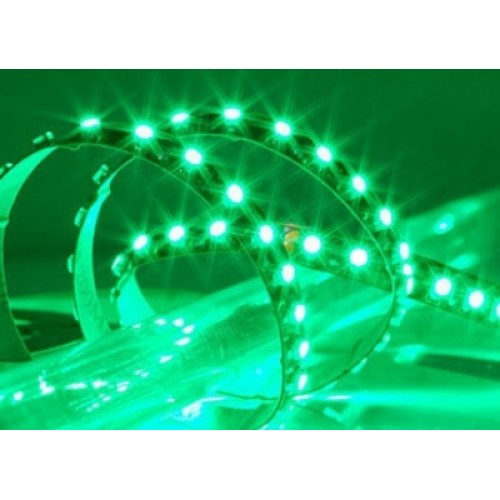 Лента светодиодная 30 Led 10мм 7,2 Вт/м 12В IP65 зеленая