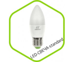 Лампа светодиодная C37 5Вт Е27 4000К 400Лм 220В ASD
