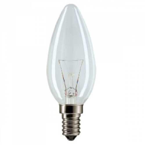 Лампа накаливания В35 60Вт Е27 220В прозрачная ASD