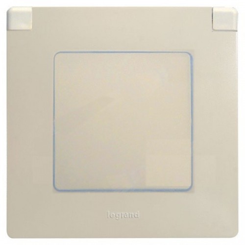 ЭТИКА Рамка 1 пост слон кость IP44 (LEGRAND) (672560)