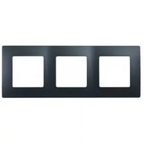 ЭТИКА Рамка 3 поста антрацит (LEGRAND) (672583)