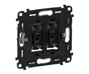 752005 Выключ. 2-клав. безвинт. зажимы