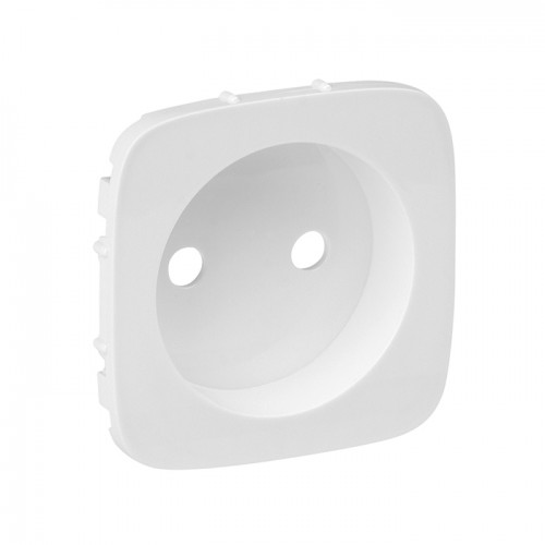 754975 Лицевая панель 1м розетки бел. б/з ALLURE 754975 Лицевая панель 1м розетки бел. б/з ALLURE