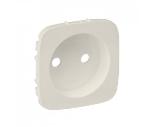 754976 Лицевая панель 1м розетки слон.кость б/з ALLURE