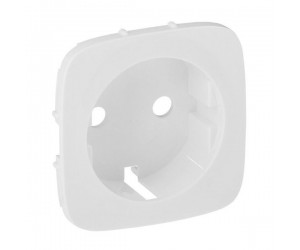 755205 Лицевая панель 1м розетки бел. с/з ALLURE