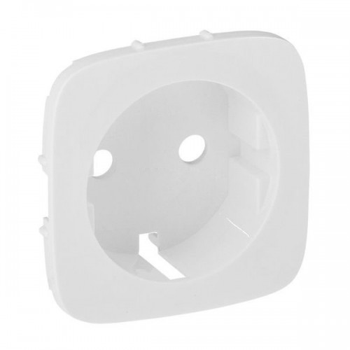 755205 Лицевая панель 1м розетки бел. с/з ALLURE