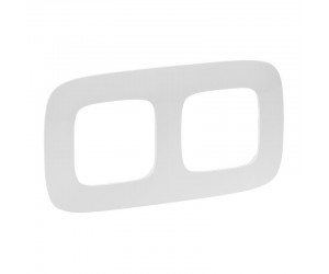 754302 Рамка 2-м бел. ALLURE