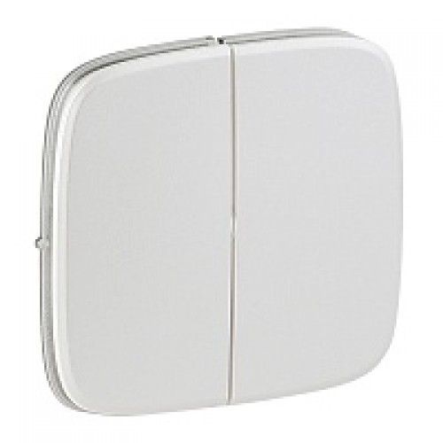 755029 Лицевая панель для выключ. 2-кл. жемчуг ALLURE 755029 Лицевая панель для выключ. 2-кл. жемчуг ALLURE