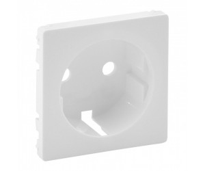 755200 Лицевая панель 1м розетки бел. с/з LIFE