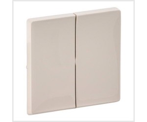 755021 Лицевая панель для выключ. 2-кл. слон.кость LIFE