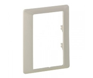 754231 Рамка 1 пост для 2-м розеток слон.кость LIFE