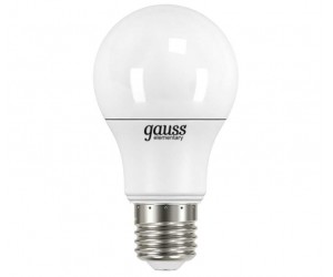 Лампа светодиодная LED А60 7W E27 3000К Gauss Elem.