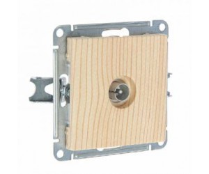 РТС16-151-7-86 Розетка ТВ 1-м б/р С/У (оконечн.)сосна Вессен59 (96867)