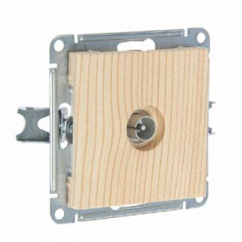 РТС16-151-7-86 Розетка ТВ 1-м б/р С/У (оконечн.)сосна Вессен59 (96867)