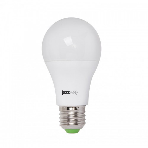 Лампа светодиодная LED А60 9Вт Е27 CLEAR прозач.(для растений) JazzWay