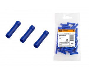 Гильза соединительная ГСИ 2,5 синяя (50 шт) TDM