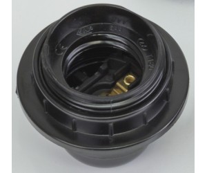 Патрон Е27 карболитовый с прижимным кольцом M10 Navigator