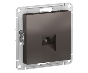 Атлас ATN000681 Механизм розетки тел. RJ11 мокко