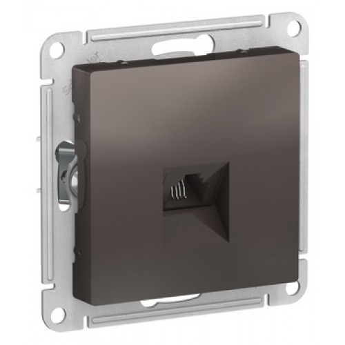 Атлас ATN000681 Механизм розетки тел. RJ11 мокко Атлас ATN000681 Механизм розетки тел. RJ11 мокко