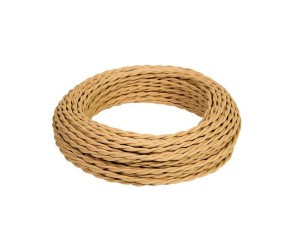 Кабель витой ПВХ.3х1,5мм GE70151-32 песочн.зол.(метры) (64238)