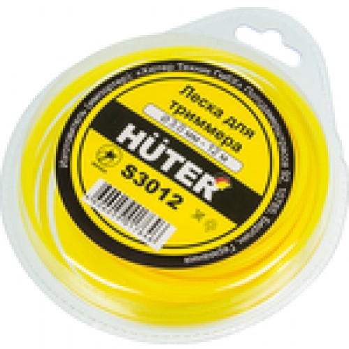 Леска R3012 Круг 3,0мм 12м  Huter