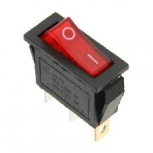 Выключатель 250V 15А (3с) ON-OFF красный с подсветкой (RWB-404, SC-791, IRS-101-1C) REXANT Выключатель 250V 15А (3с) ON-OFF красный с подсветкой (RWB-404, SC-791, IRS-101-1C) REXANT