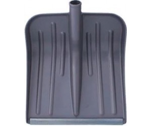 Лопата снеговая малая пластиковая, без чер. 360х400мм (68098)