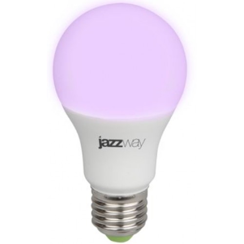 Лампа светодиодная PPG A60 Agro 15Вт Е27 FROST для растений Jazzway