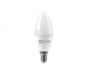 Лампа светодиодная свеча 8Вт Е14  4000K  IN HOME