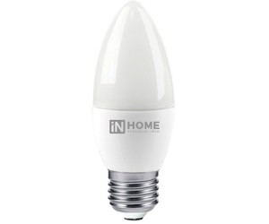 Лампа светодиодная свеча 8Вт Е27  6500K  IN HOME