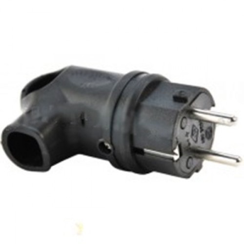 Вилка угловая каучук с ушком 2Р+Е 16А 250В IP44 TANGO