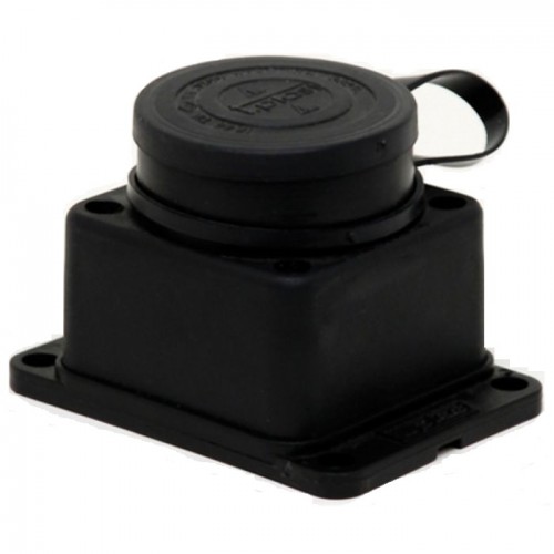 Розетка 1м с заглушкой каучук 2Р+Е 16А 250В IP44 TANGO Розетка 1м с заглушкой каучук 2Р+Е 16А 250В IP44 TANGO